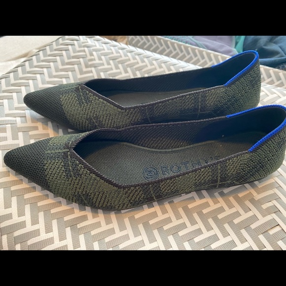 Rothy's Shoes - ROTHYS Racer Green Check